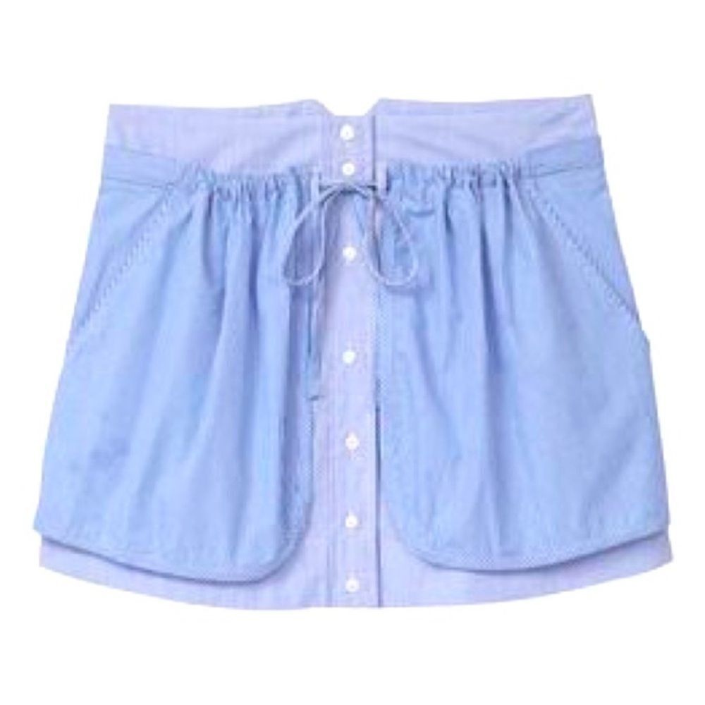 $250 Thakoon cotton overlay striped mini skirt NWT